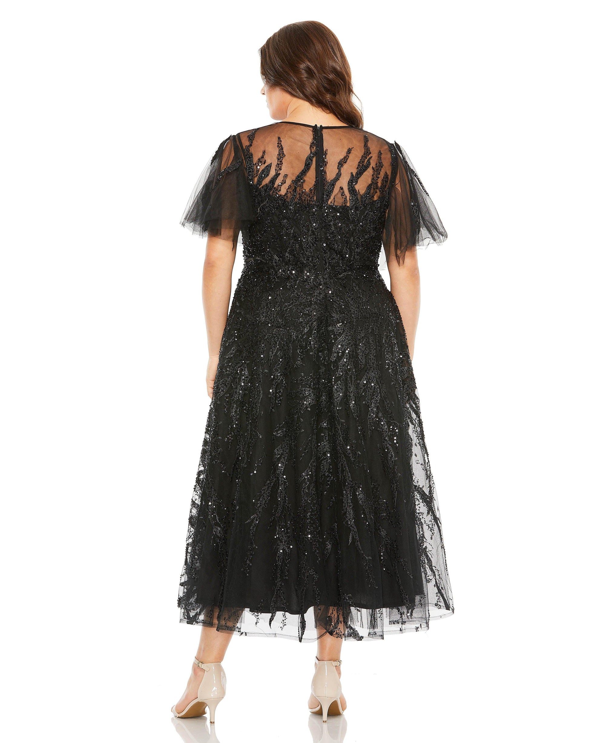 Mac Duggal 20477 Fabulouss Short Plus Size Cocktail Dress