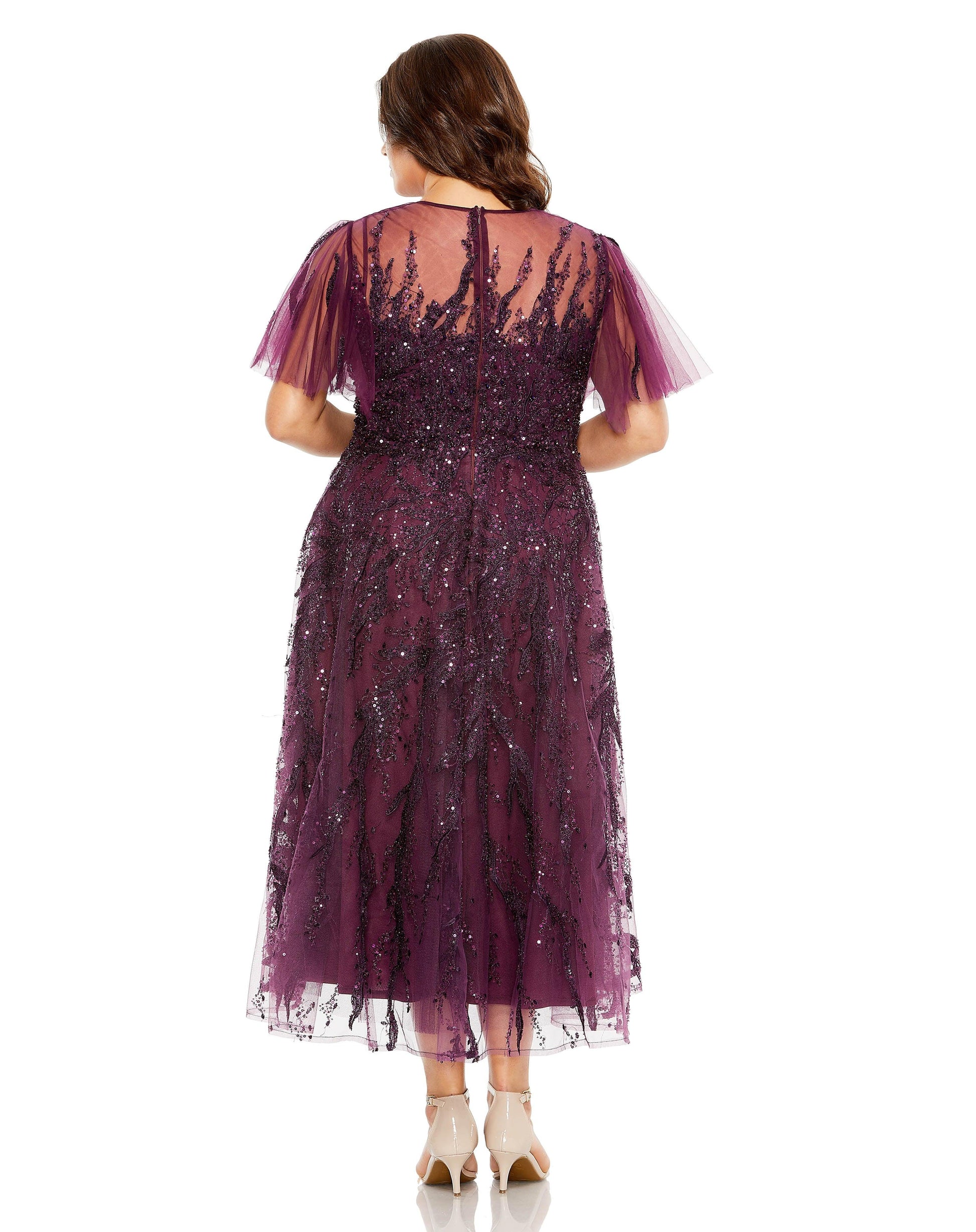 Mac Duggal 20477 Fabulouss Short Plus Size Cocktail Dress