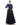 Formal Dresses Long Formal A Line Puff Sleeve Evening Dress Midnight