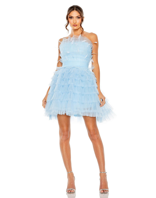 Short Strapless Homecoming Cocktail Dress Strapless Detail & Short Length Mac Duggal 20529