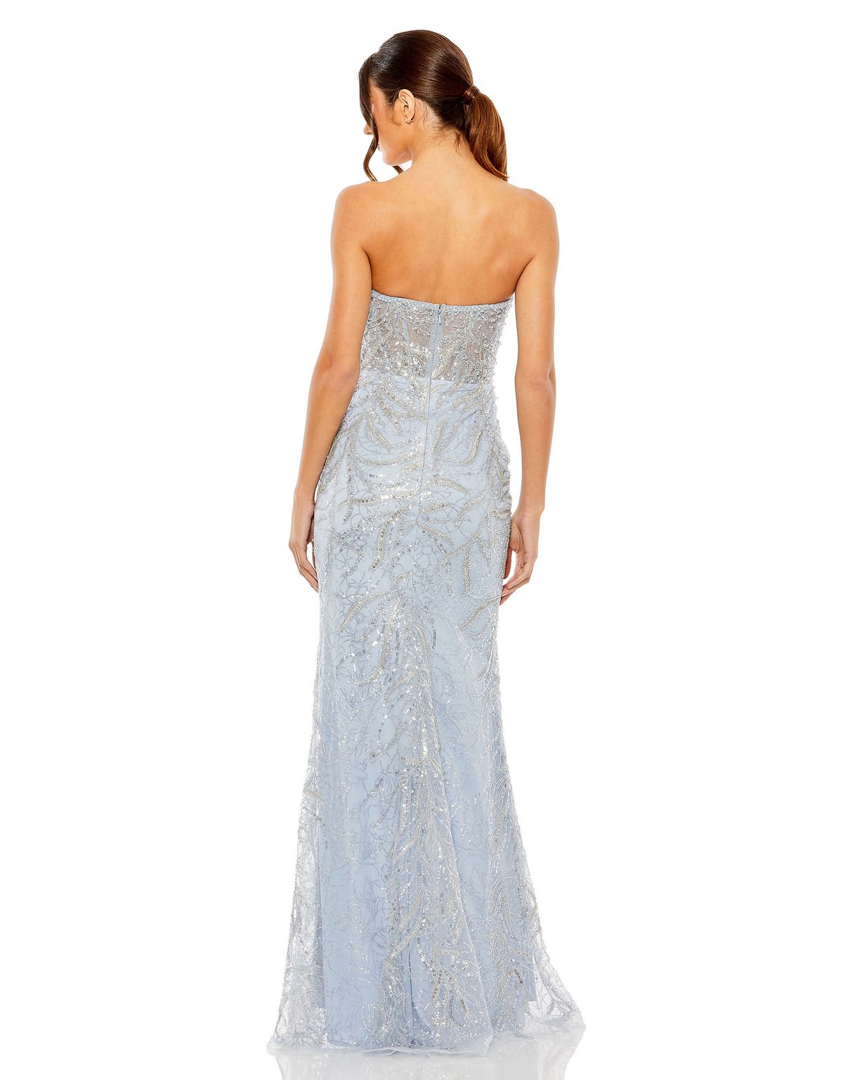 Mac Duggal 20544 Glittered Long Prom Dress