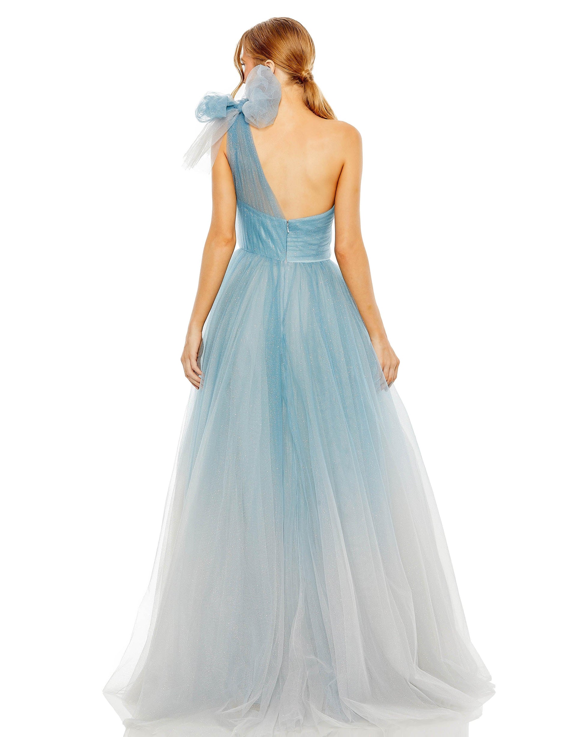 Mac Duggal 20552 Long One Shoulder Prom Ball Gown