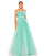 Prom Dresses Prom Strapless Long Ball Gown Aqua Ombre