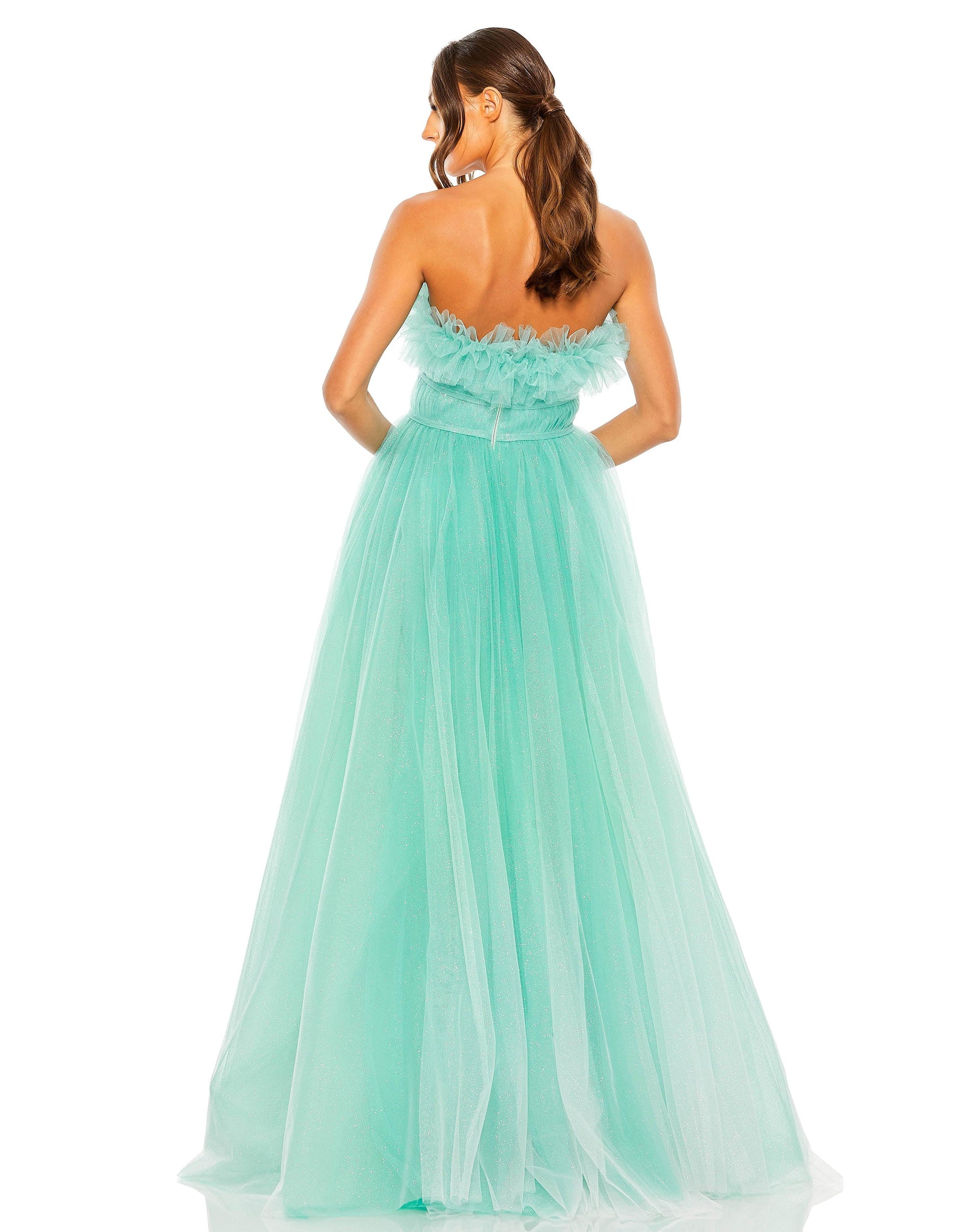 Mac Duggal 20555 Prom Strapless Long Ball Gown