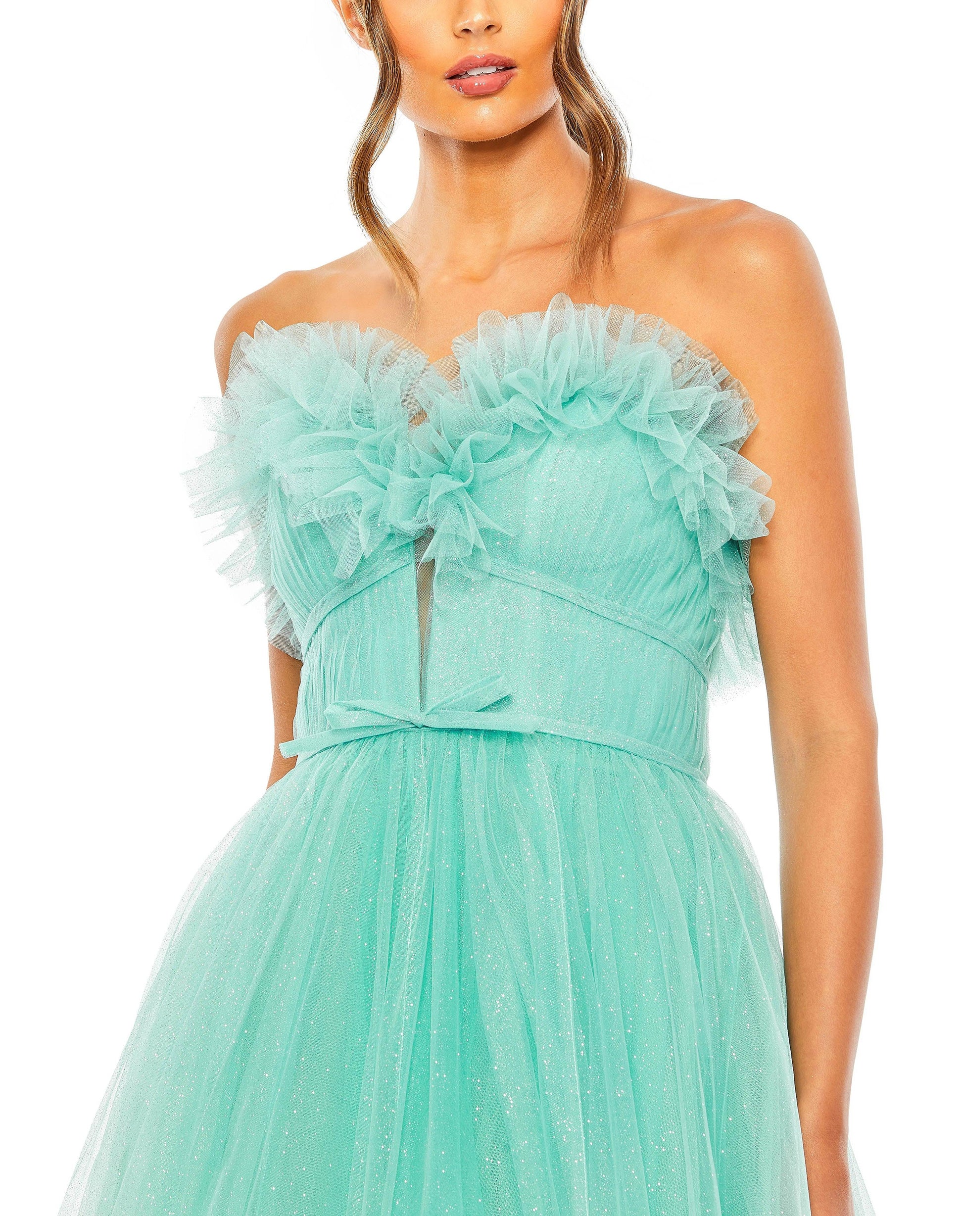 Mac Duggal 20555 Prom Strapless Long Ball Gown