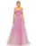 Prom Dresses Prom Strapless Long Ball Gown Lilac Ombre