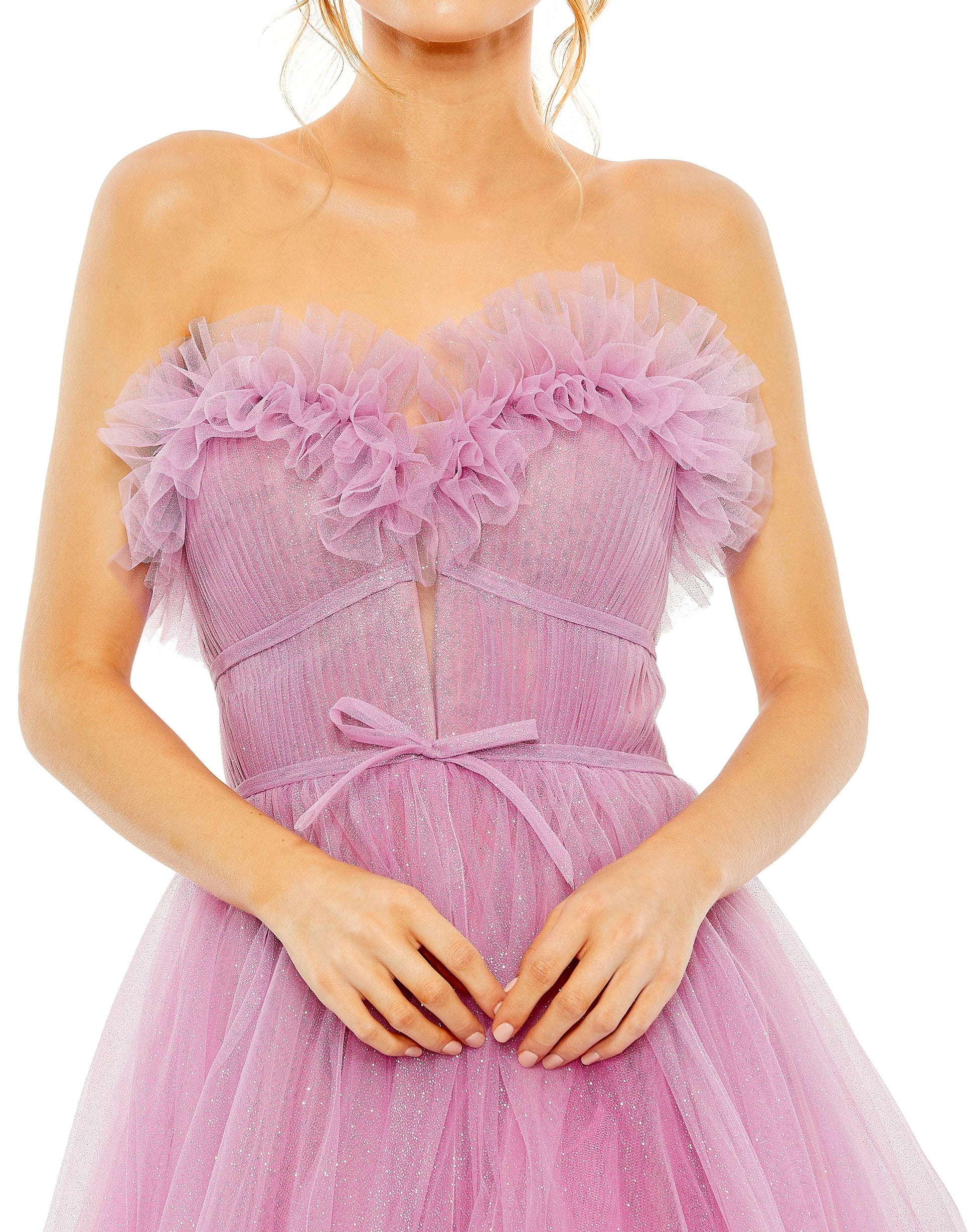 Mac Duggal 20555 Prom Strapless Long Ball Gown