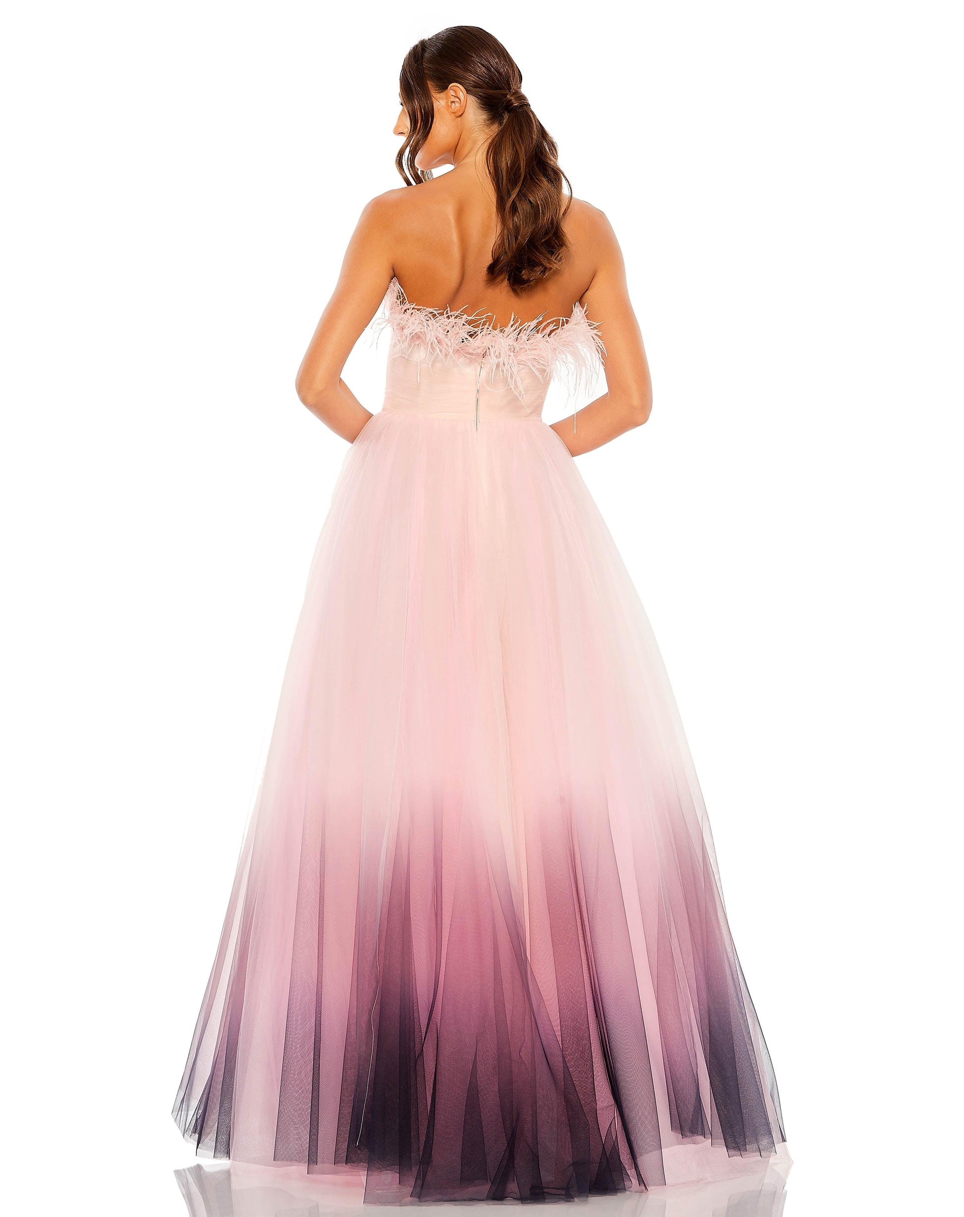 Mac Duggal 20557 Long Strapless Prom Ball Gown