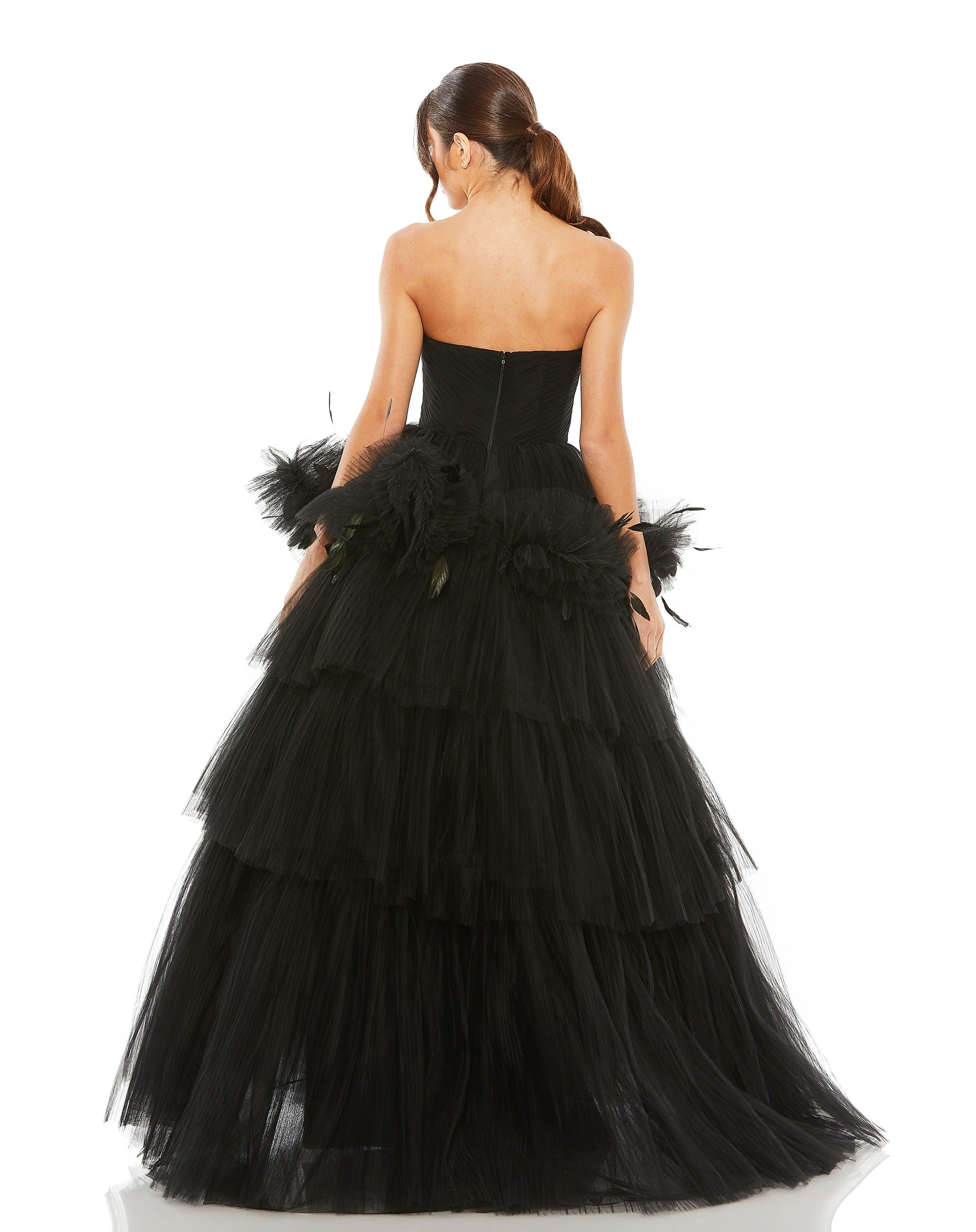 Mac Duggal 20572 Prom Long Strapless Ball Gown