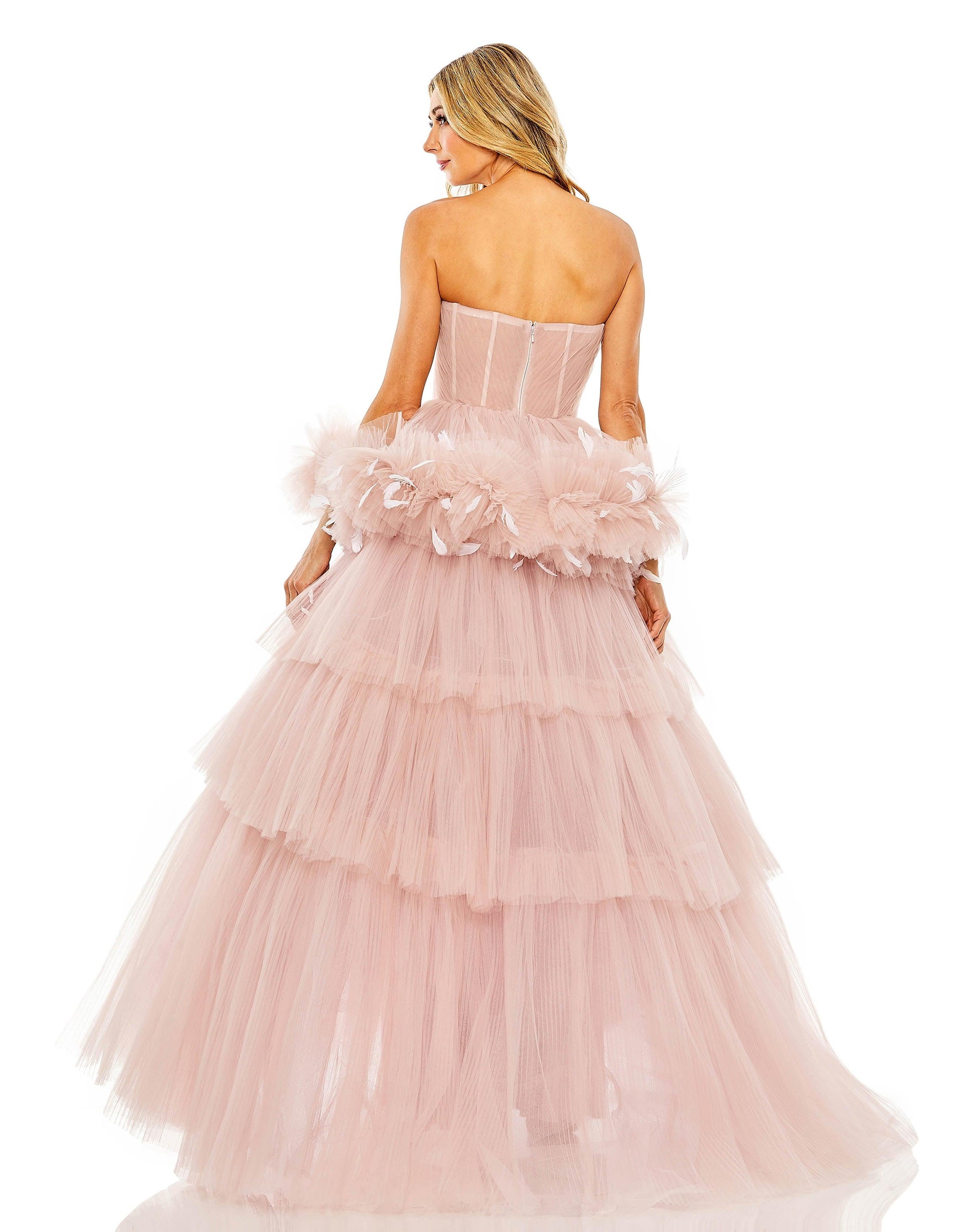 Mac Duggal 20572 Prom Long Strapless Ball Gown