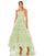 Prom Dresses High Low Strapless Prom Ball Gown Sage