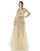 Formal Dresses Long Sleeve Formal A Line Evening Gown Sage Multi