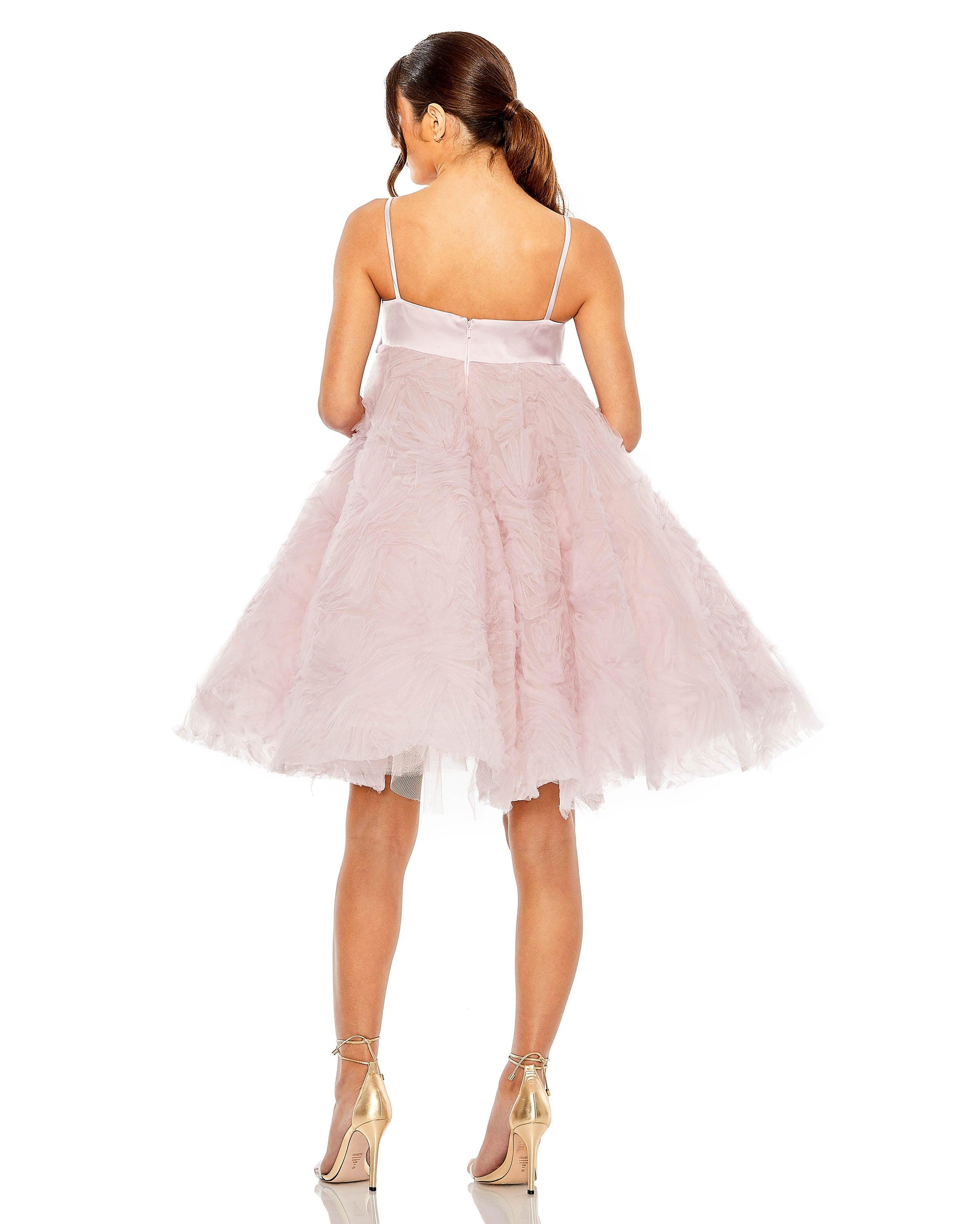 Mac Duggal 20583 Short Spaghetti Strap Cocktail Dress