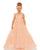 Flower Girl Dresses Long Sleeveless Flower Girl Ball Gown Peach
