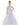 Flower Girl Dresses Long Flower Girl Cap Sleeve Beaded Ball Gown Ice Blue