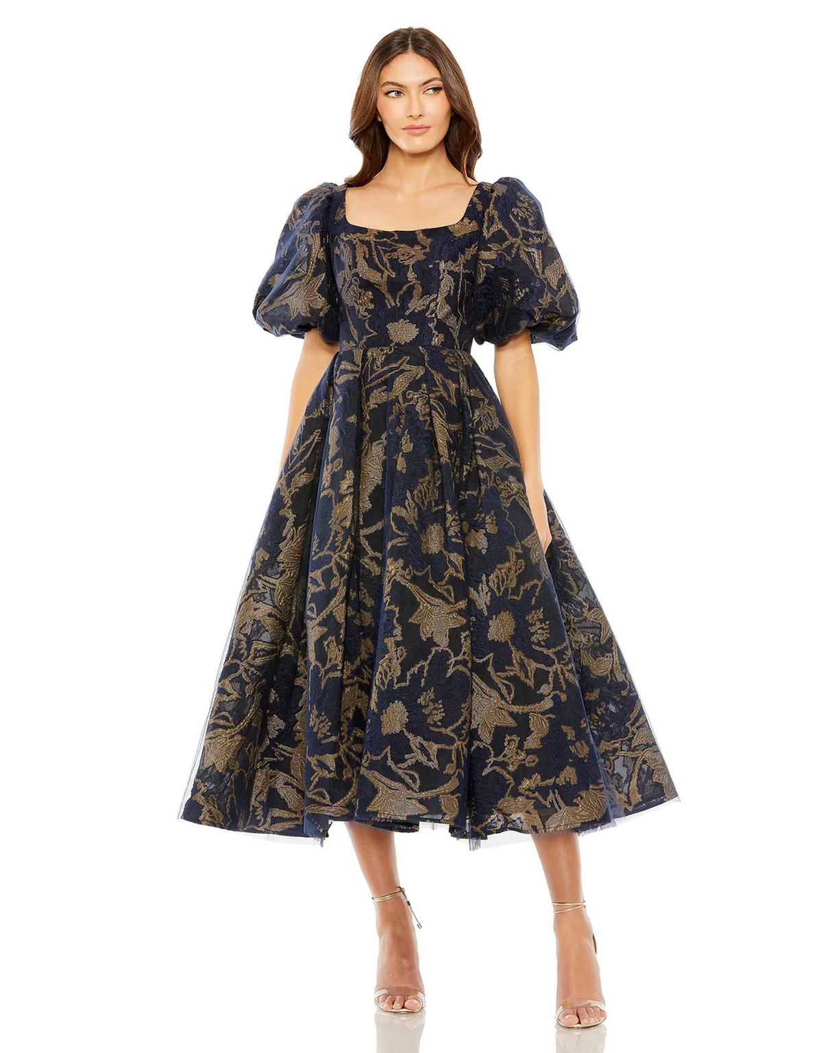 Puff Sleeve Brocade Pockets Midi Dress Brocade Puff Sleeve Midi Mac Du The Dress Outlet Puff Sleeve Brocade Pockets Midi Dress Brocade Puff Sleeve Midi Mac Du The Dress Outlet