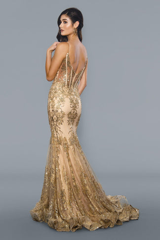Stella Couture 21066 Long Formal Sequin Prom Dress main image 0