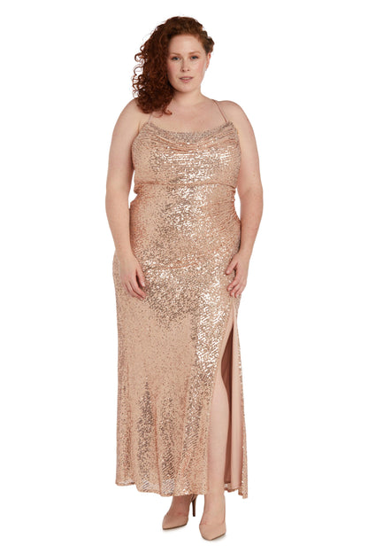 Nightway Long Formal Prom Plus Size Dress 21936WA