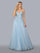 Stella Couture 22028 Long Spaghetti Strap Prom Dress
