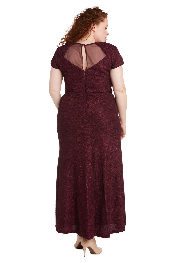 Nightway 22036W Long Glitter Formal Plus Size Mother of the Bride Dress