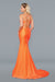 Prom Dresses Prom Beaded Long Formal Dress Orange