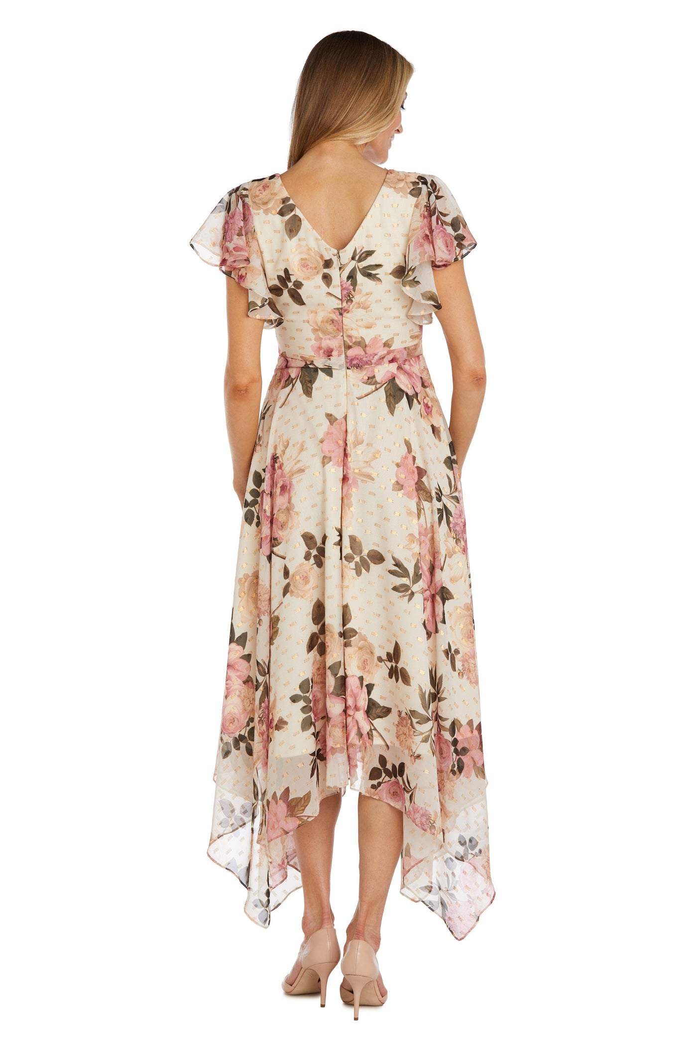 Nightway High Low Floral Formal Dress 22165