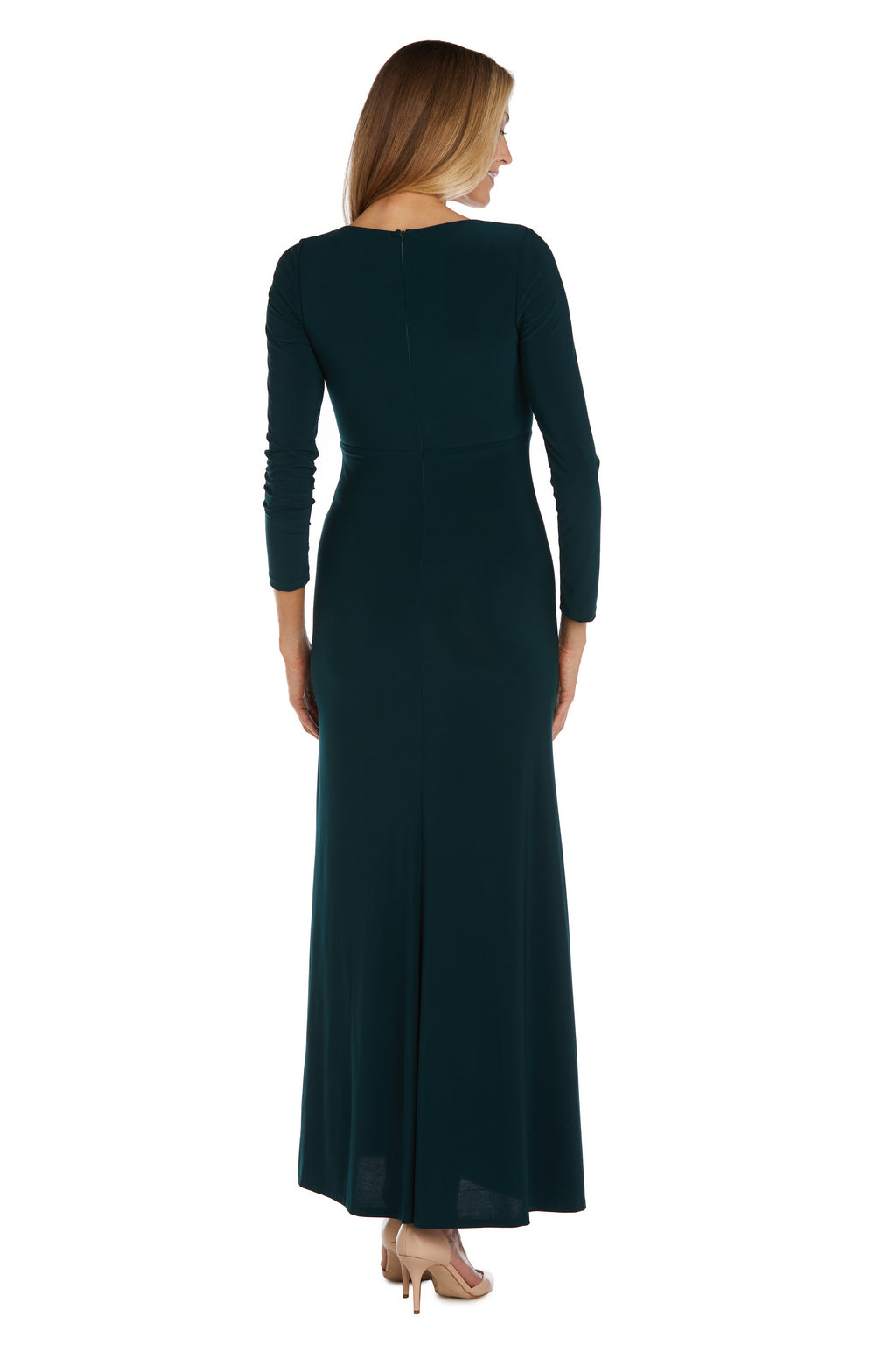Formal Dresses Long Sleeve Evening Formal Dress Hunter