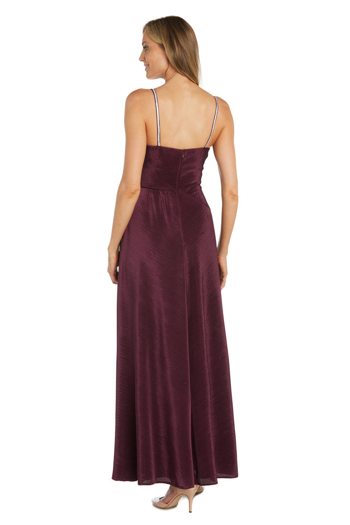 Nightway 22270 Pleated Long Formal Evening Dress