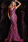 Prom Dresses Long Sleeveless Sequin Mermaid Prom Dress Pink/Silver