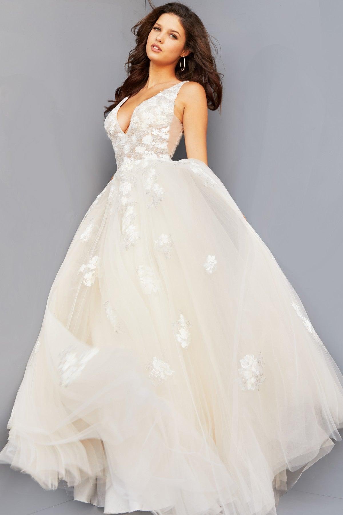 Prom Dresses Prom Long Sleeveless Ball Gown Cream