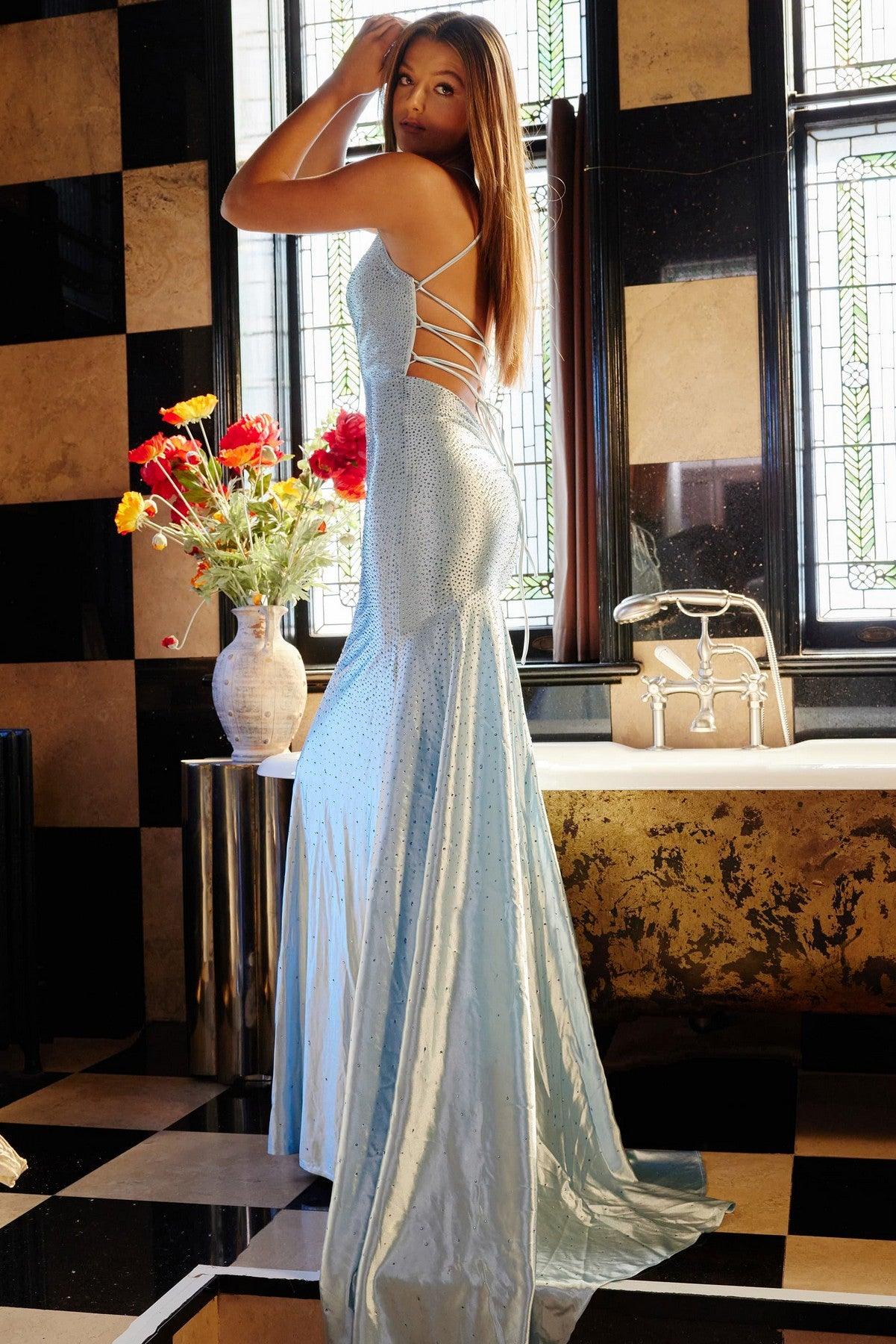Modern Sweetheart Mermaid Prom Dress Long Pleated
