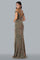 23109 Off Shoulder Long Evening Gown Multi