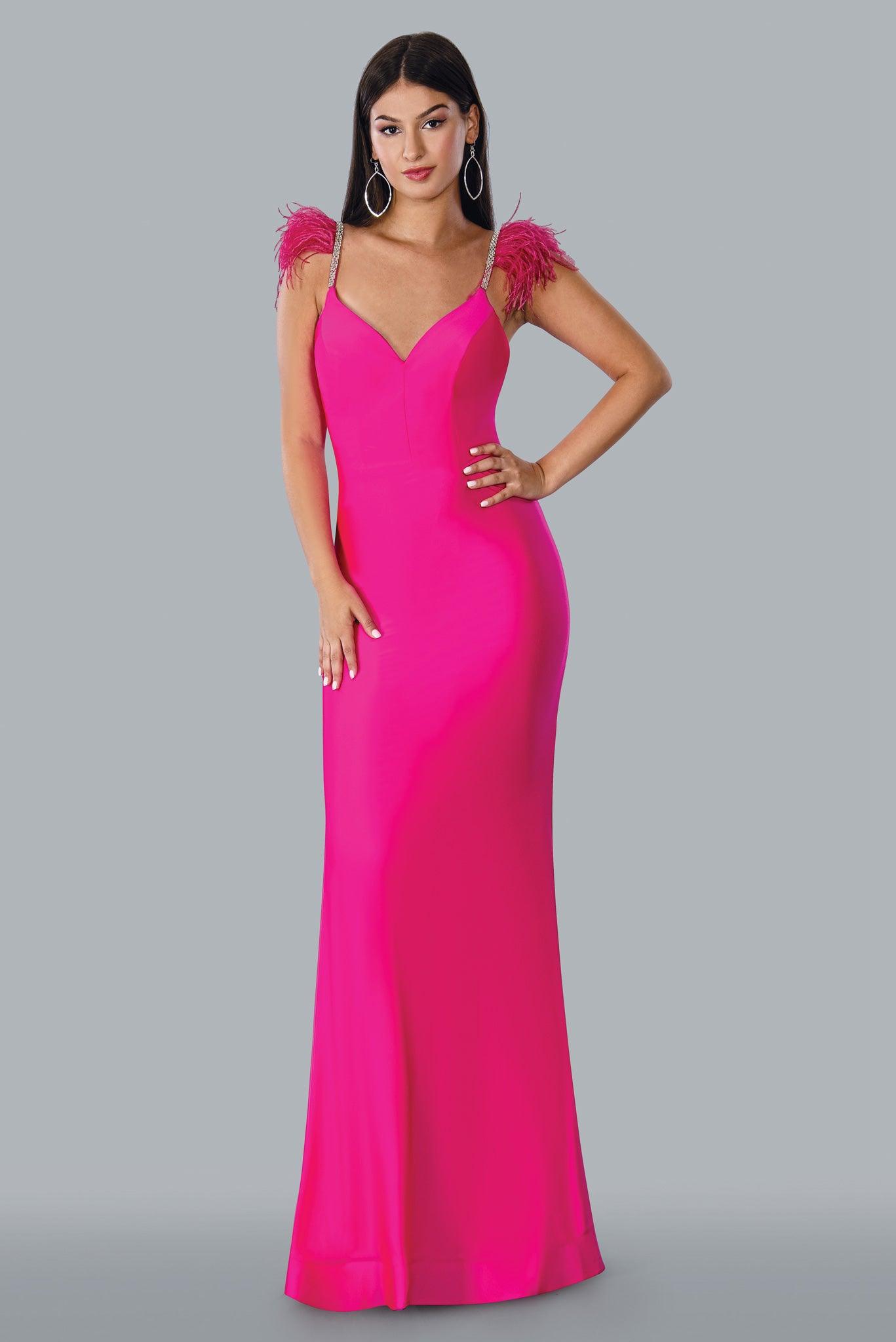 Stella Couture 23125 Long Fitted Prom Dress