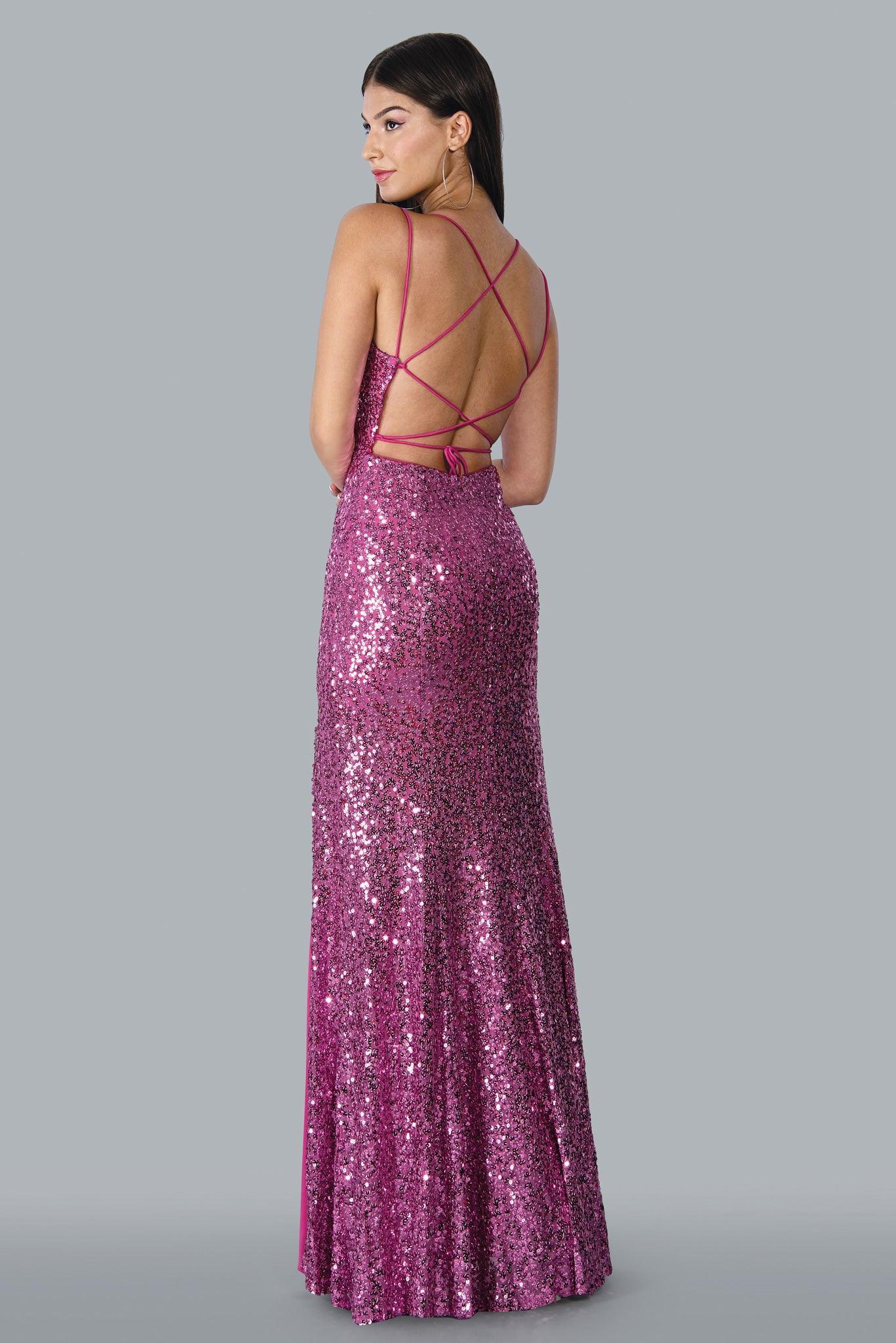 Stella Couture 23129 Long Sexy Sparkling Prom Dress
