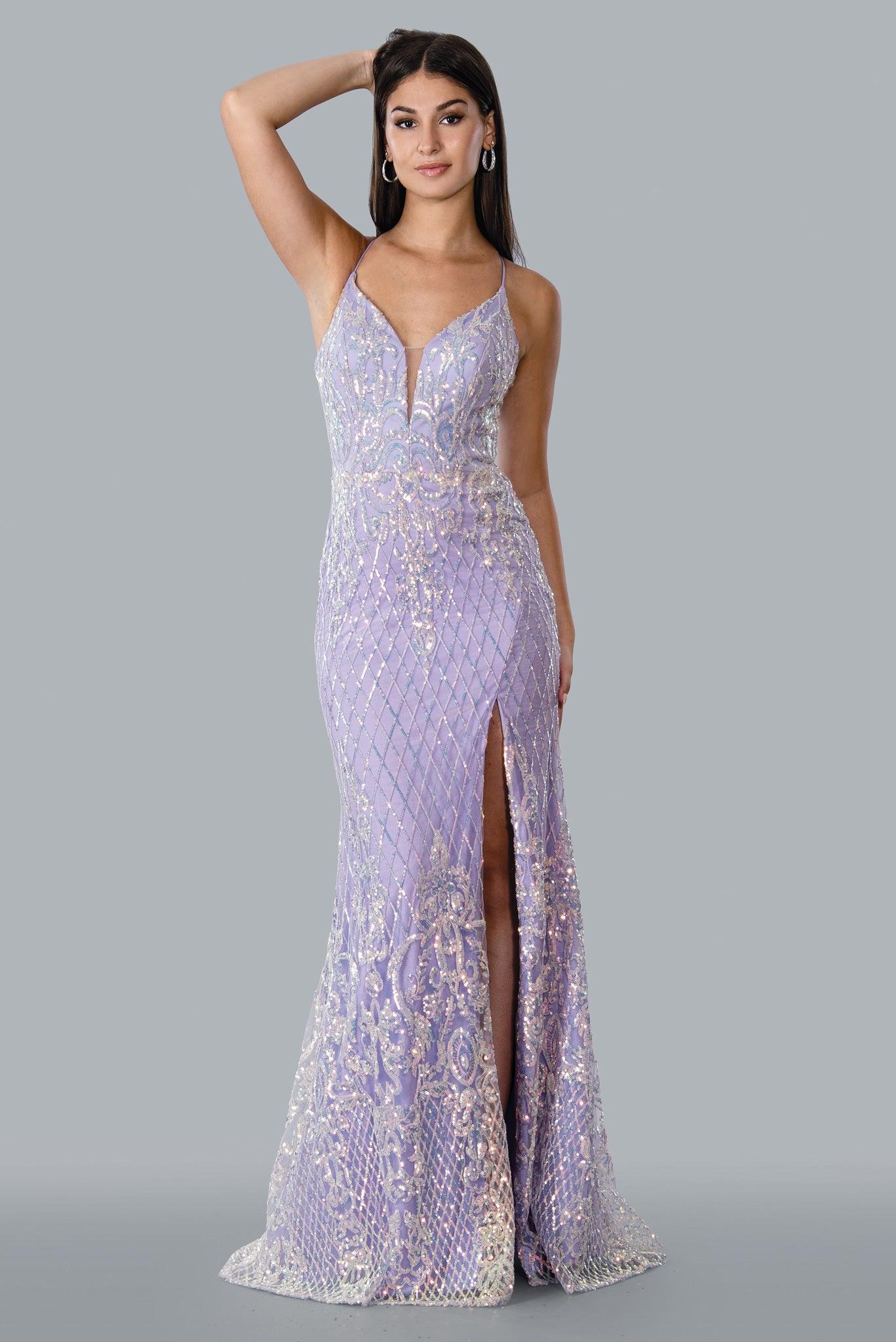 Stella Couture 23156 Sparkling Long Evening Gown