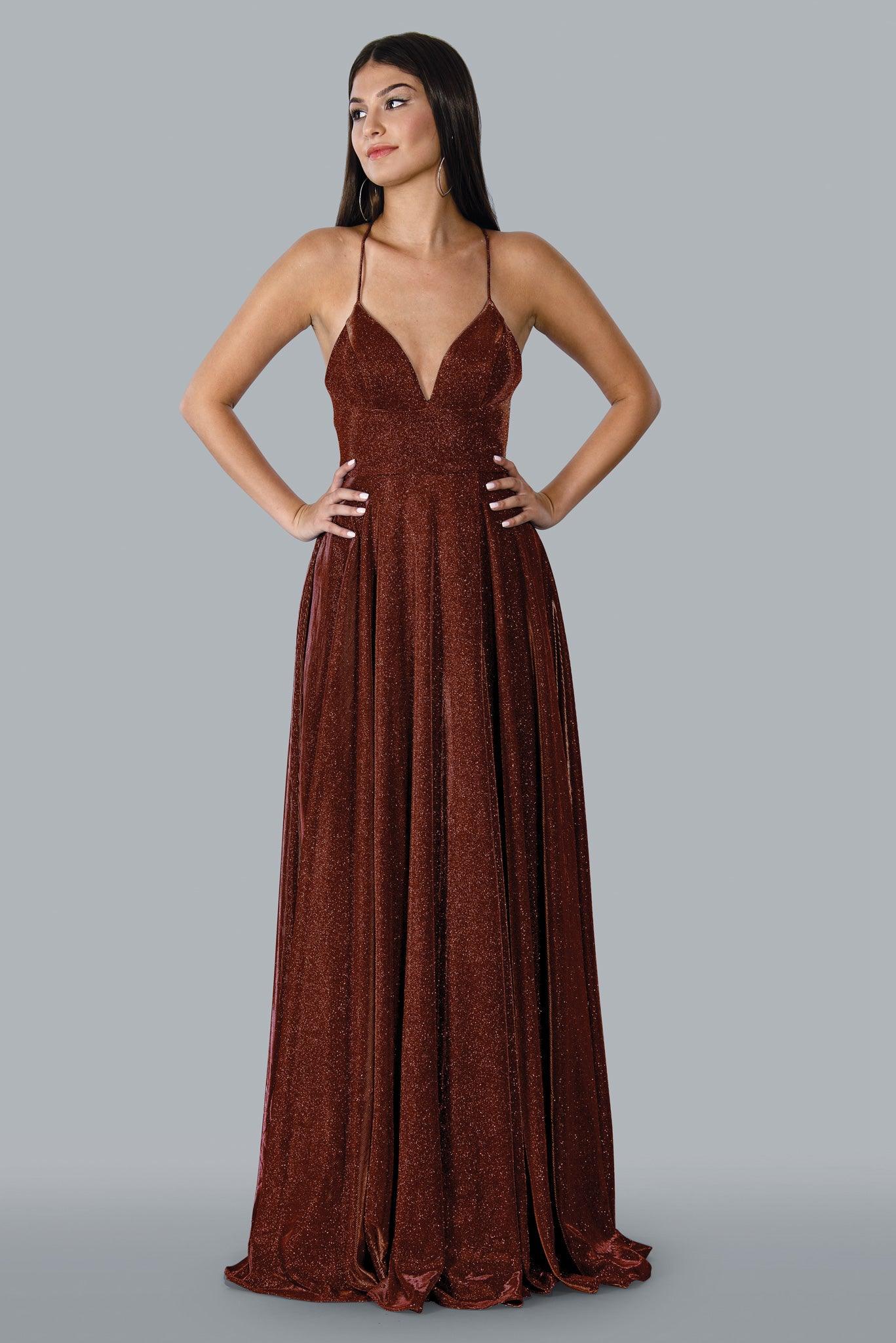 Stella | Women's Elegant Chiffon Midi Dress with Lantern Sleeves