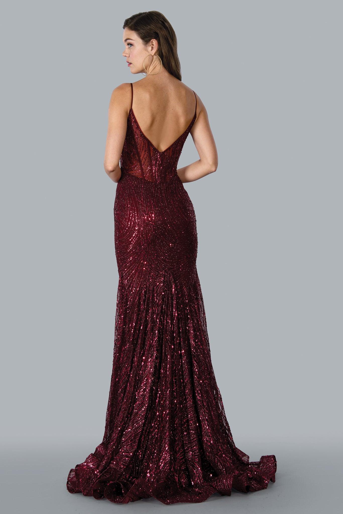Stella Couture 23177 Long Sparkling Evening Gown