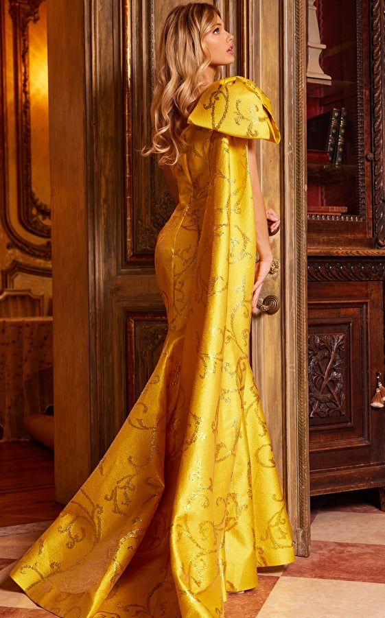Jovani 23742 Yellow 14 Sale