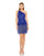 Cocktail Dresses Short Formal Sequin Fringe Cocktail Dress Cobalt
