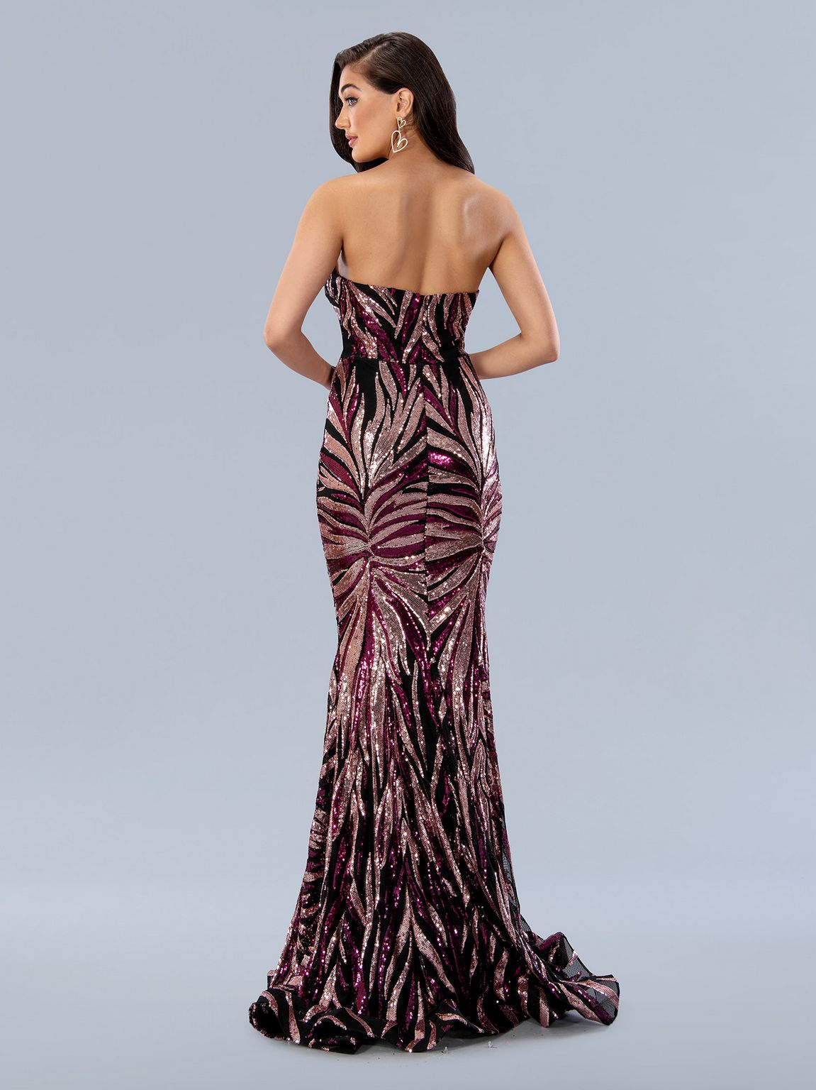 Stella Couture 24134 Long Prom Sequin Formal Dress