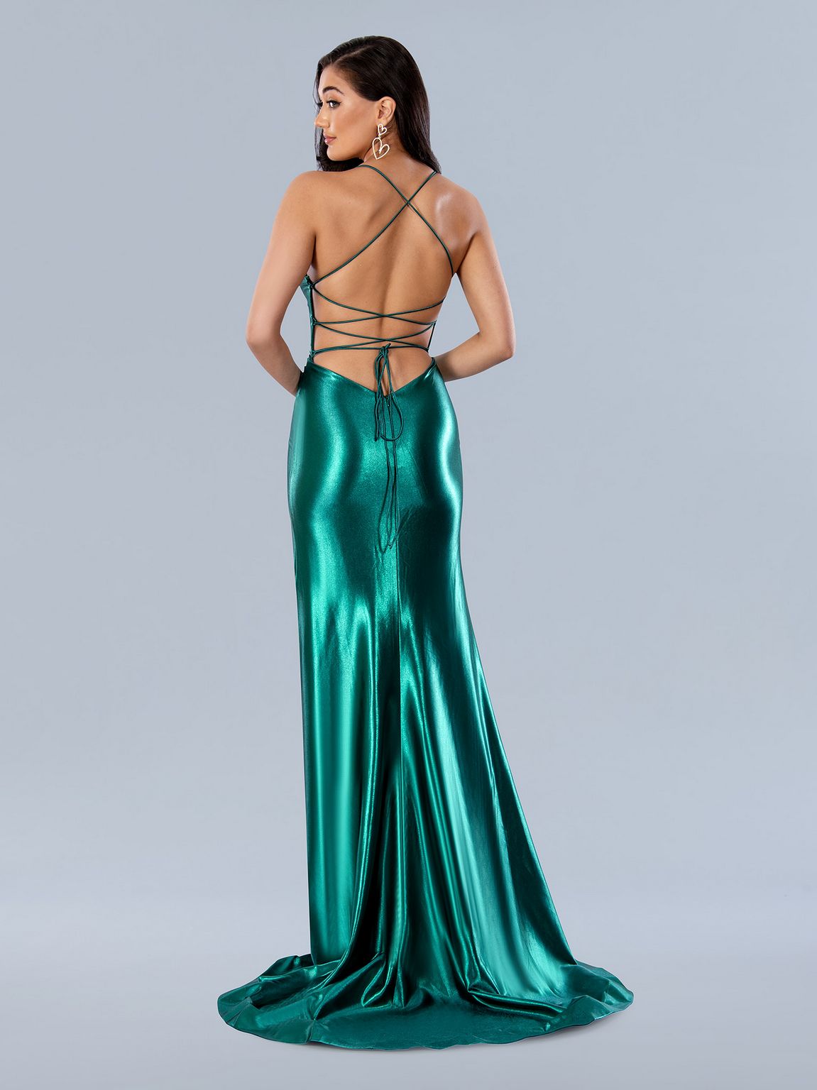 Prom Dresses Fitted Prom Long Formal Dress Green