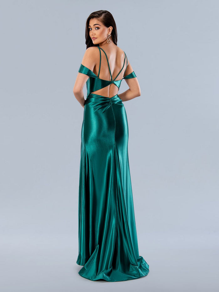 Prom Dresses Long Fitted Formal Prom Dress Emerald Green