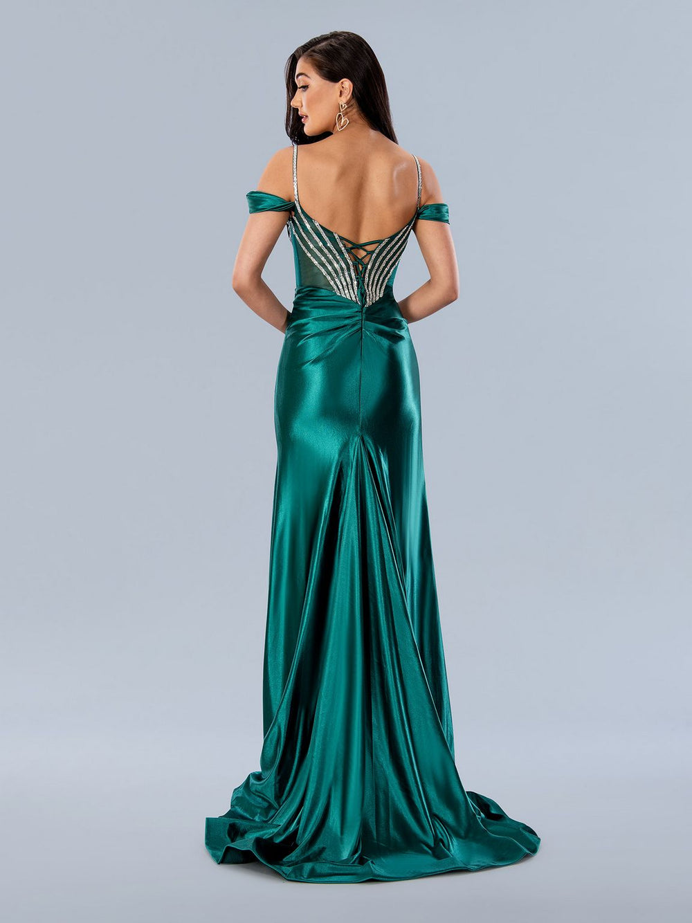 Prom Dresses Long Formal Prom Beaded Dress Green