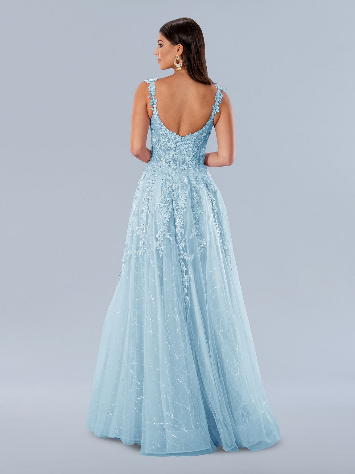 Blue Stella Couture 24199 Formal Long Sequin Prom Dress