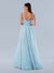 Prom Dresses Formal Long Sequin Prom Dress Blue