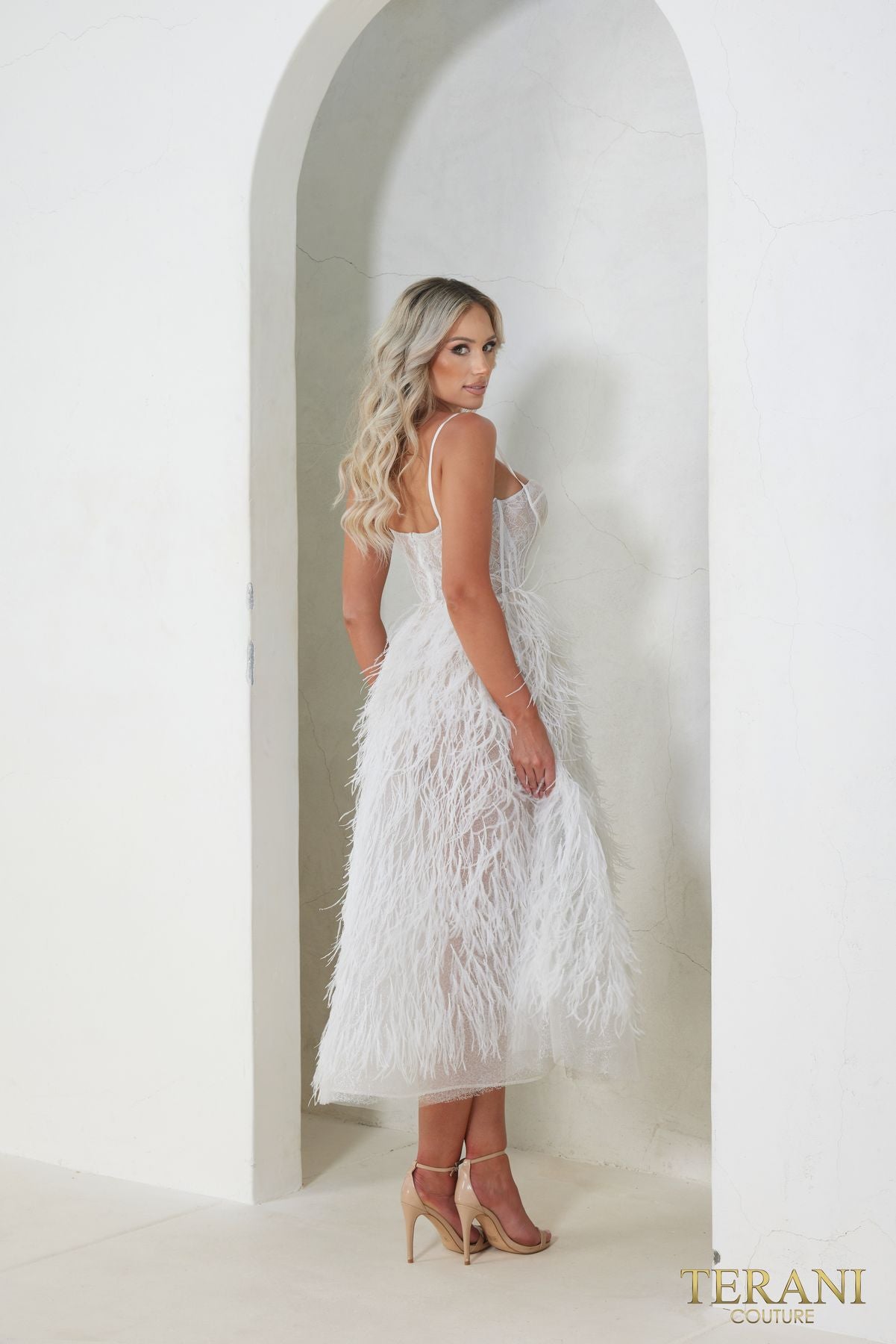 Terani Couture 241P2022 A Line Prom Dress