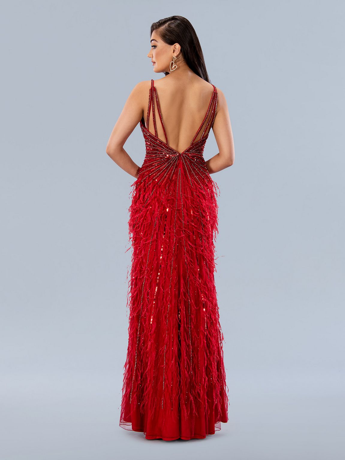 Off White Stella Couture 24206 Sequin Long Formal Feather Prom Dress off-white-stella-couture-24206-sequin-long-formal-feather-prom-dress