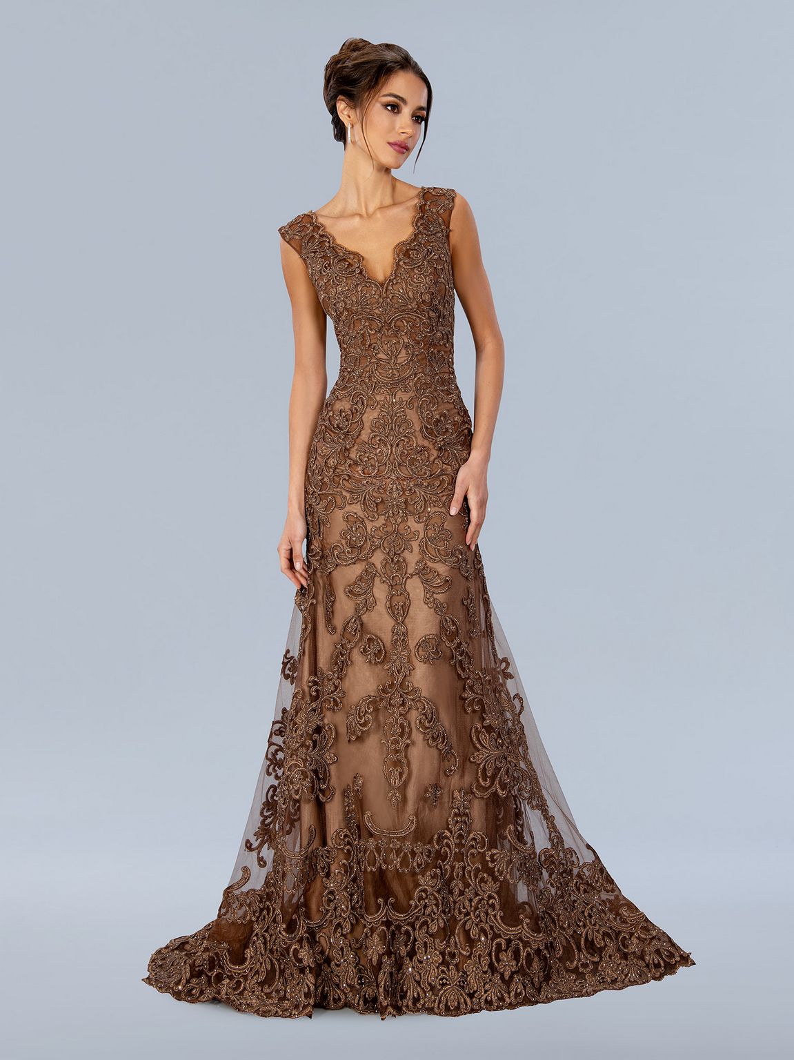 Stella Couture 24305 Mocha 8 Sale The Dress Outlet Stella Couture 24305 Mocha 8 Sale The Dress Outlet