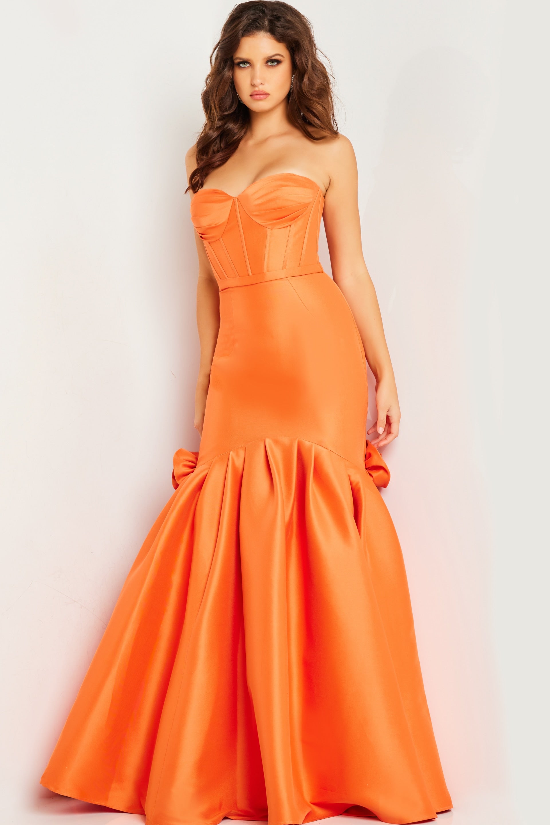 Jovani 24613 Strapless Corset Bodice Prom Dress