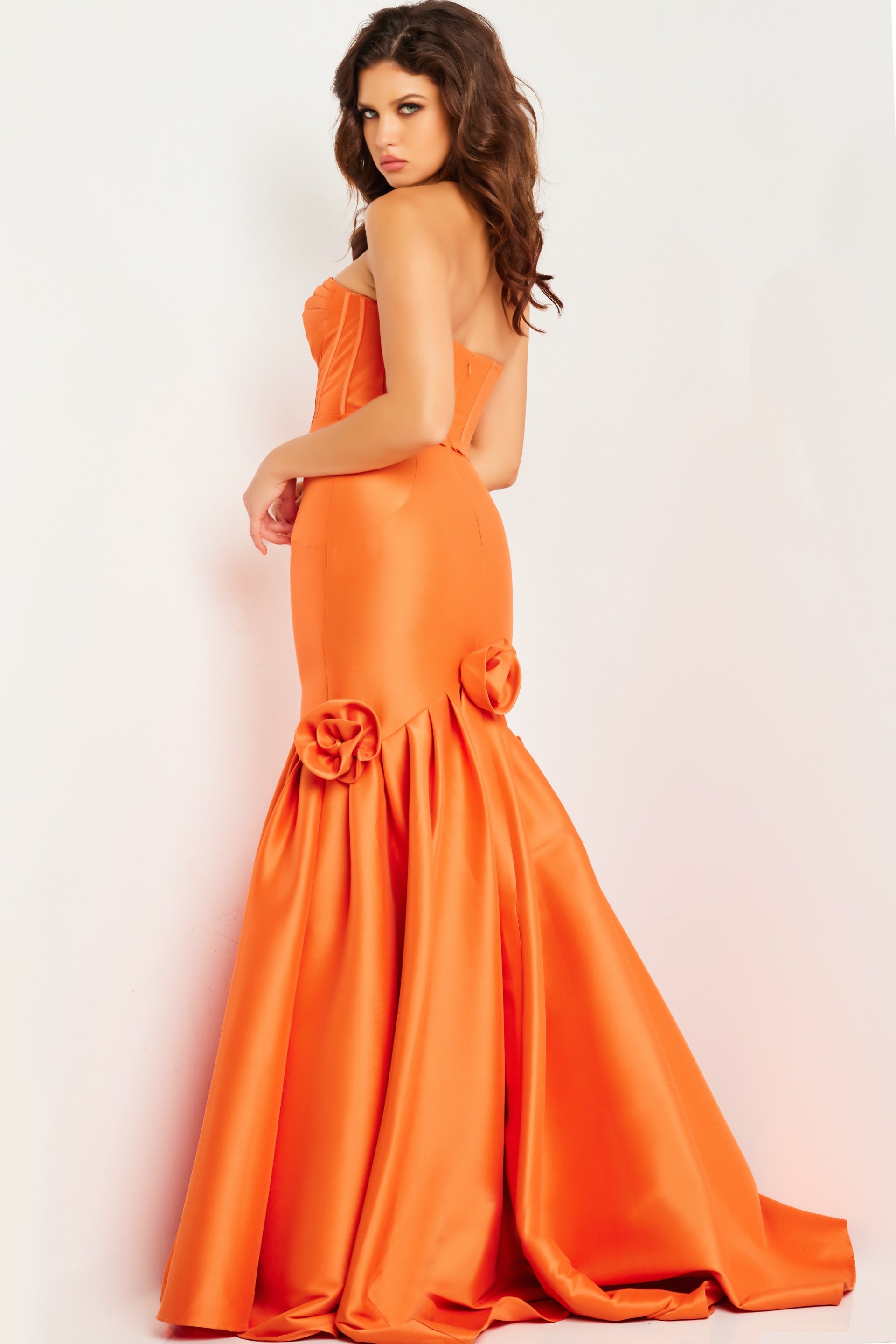 Jovani 24613 Strapless Corset Bodice Prom Dress